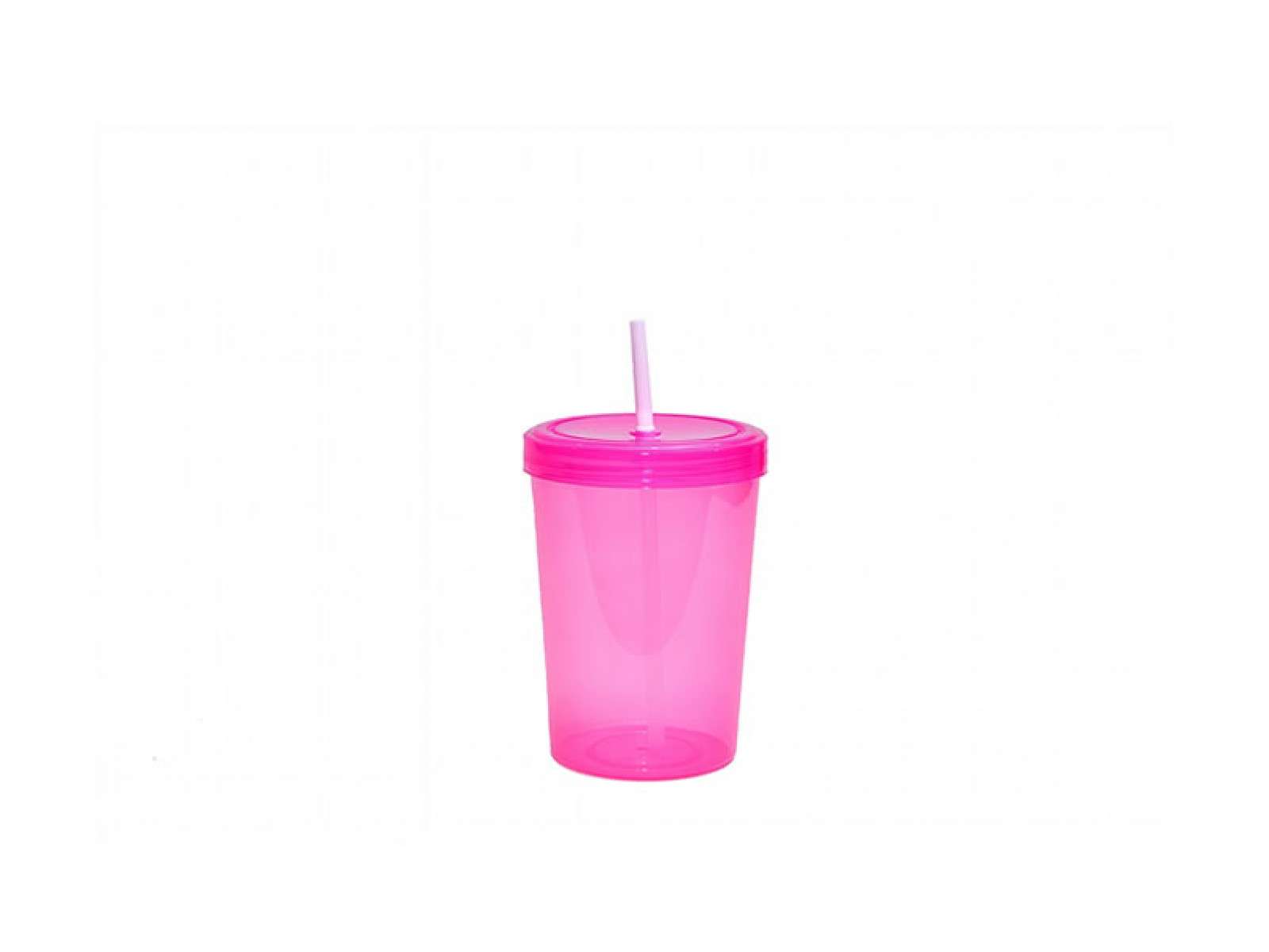 Cup with straw & lid - Large