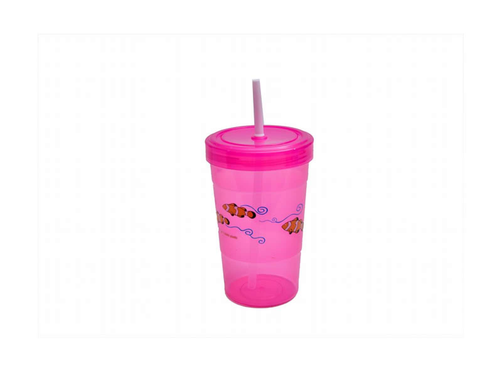 Cup with straw & lid - Small