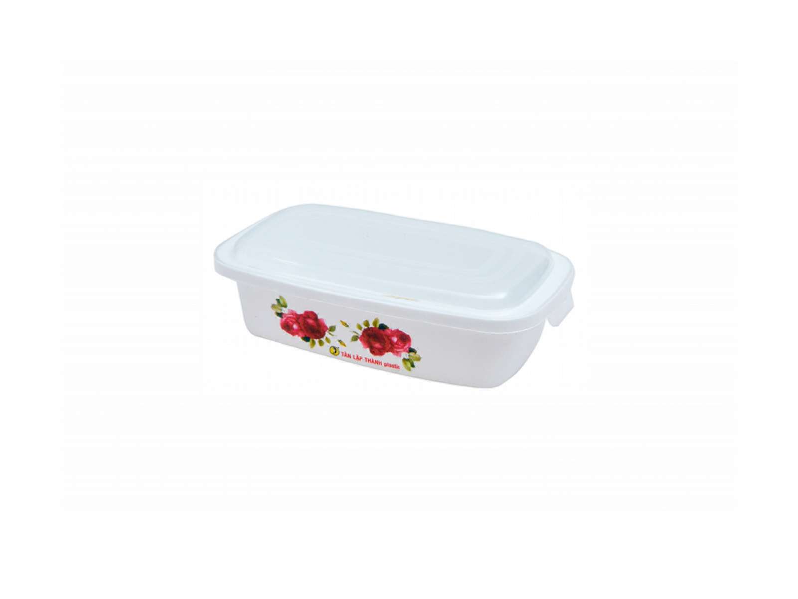 Opaque rounded rectangular container - Small