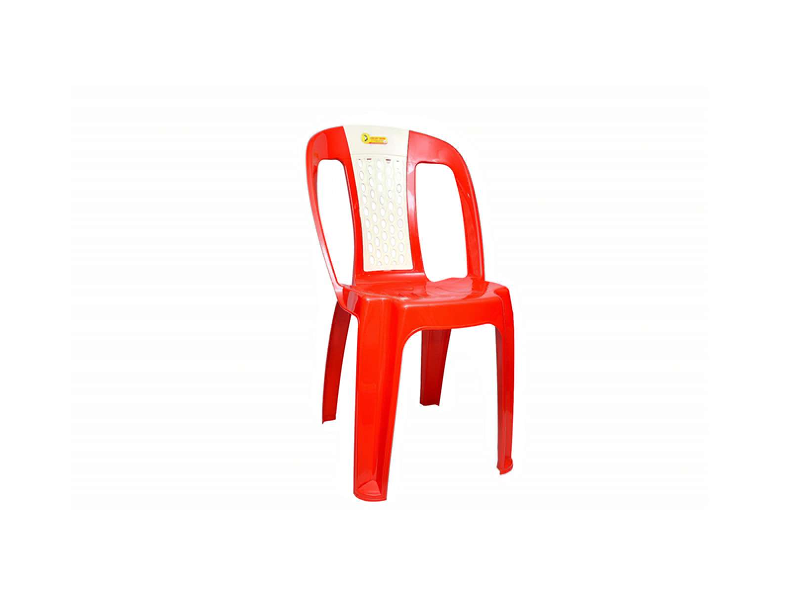 Armless Chair - Large - Bicolor pattern