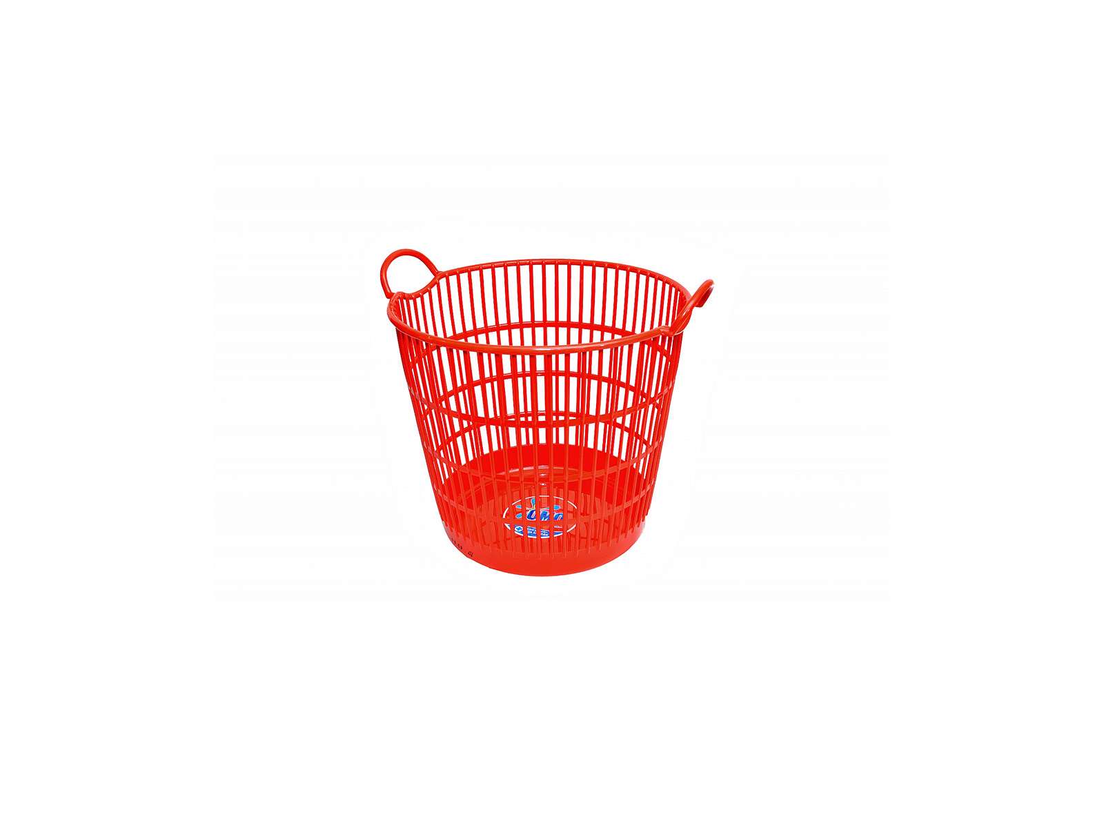 Oval Basket with 2 handles - Vertical stripes