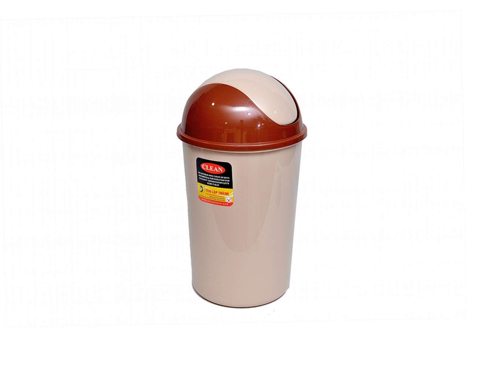 Round Waste Bin with swing lid