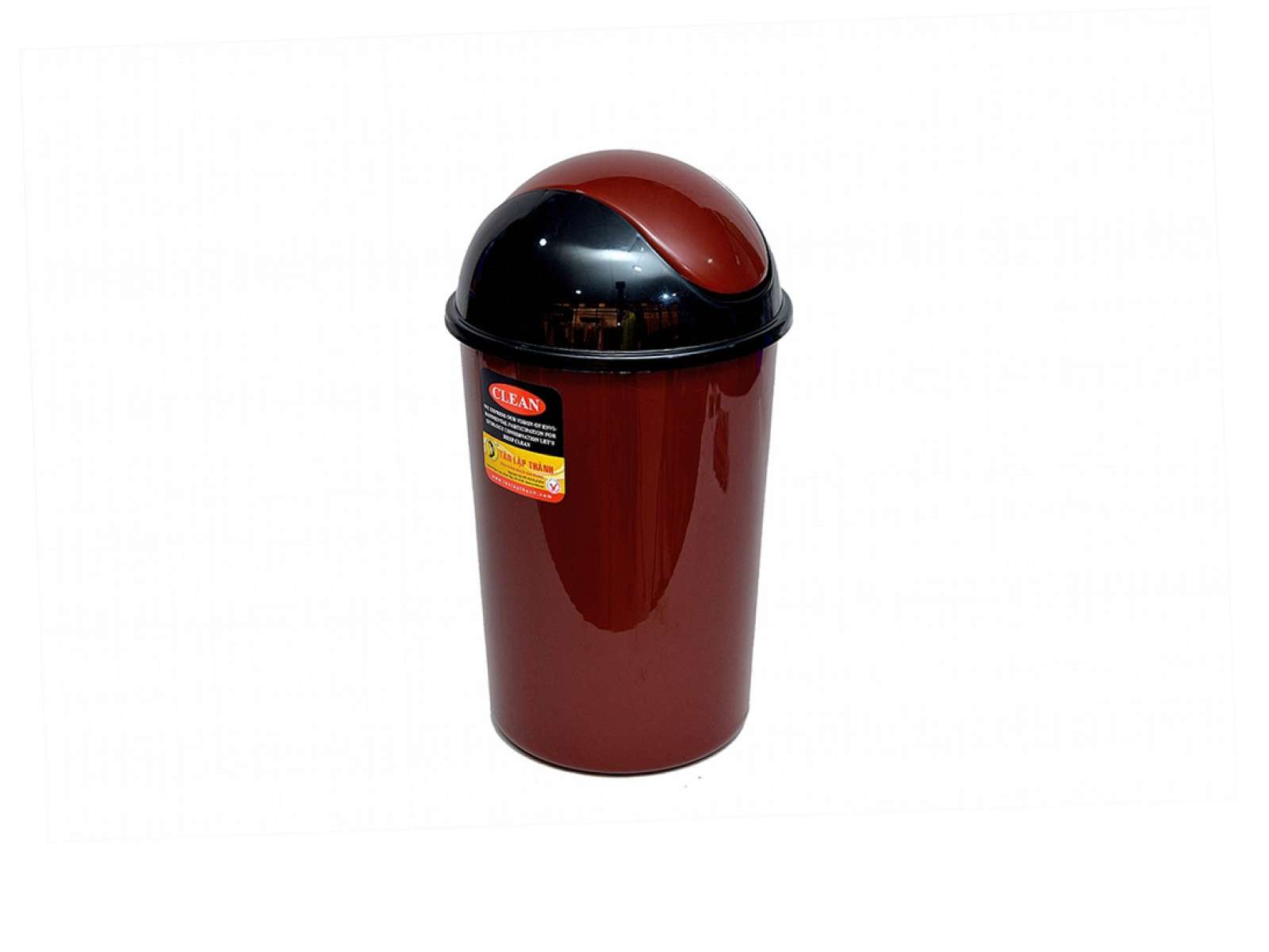 Round Waste Bin with swing lid