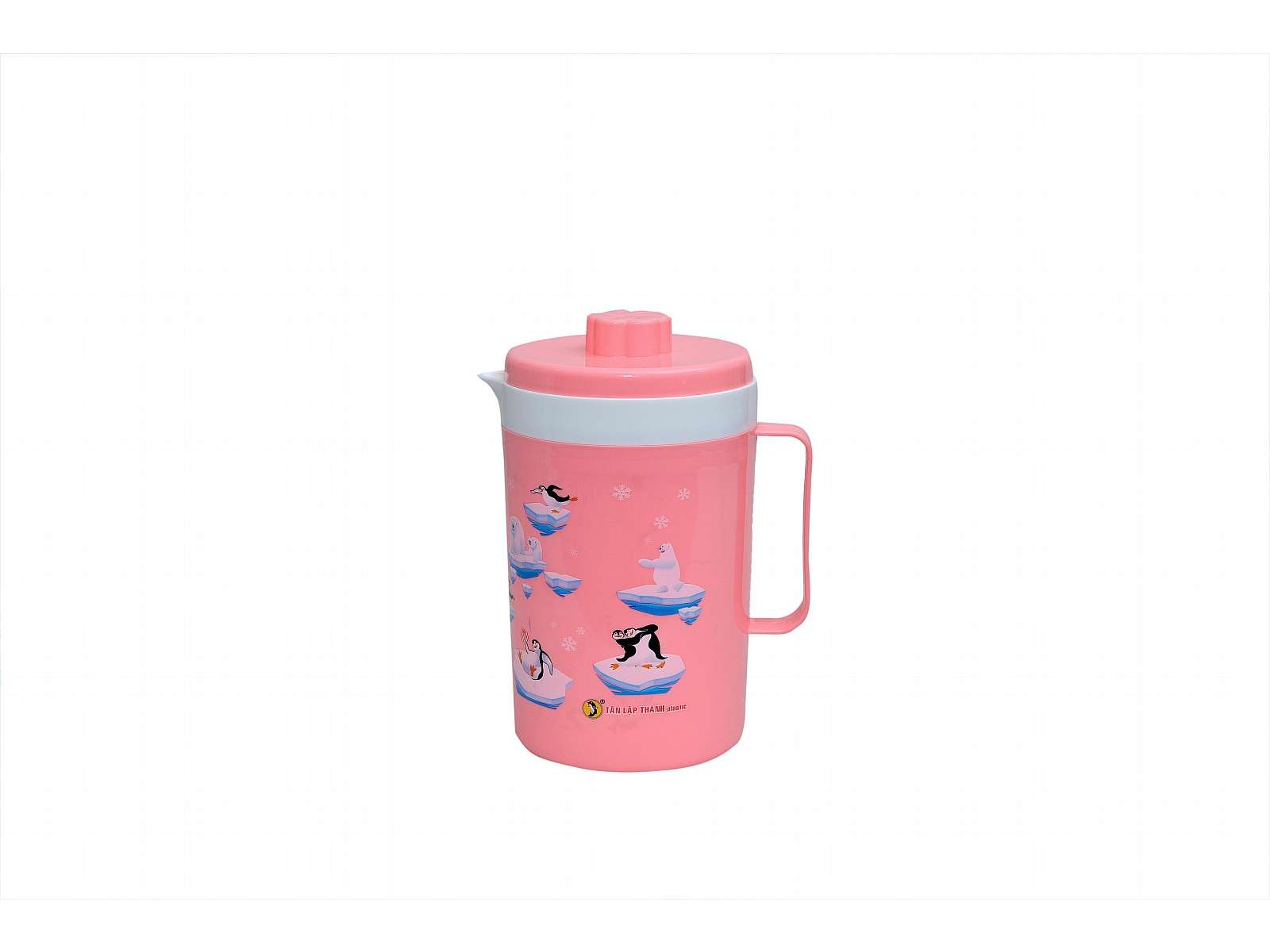 Double-wall Insulated Water Pitcher - Bear pattern - Medium
