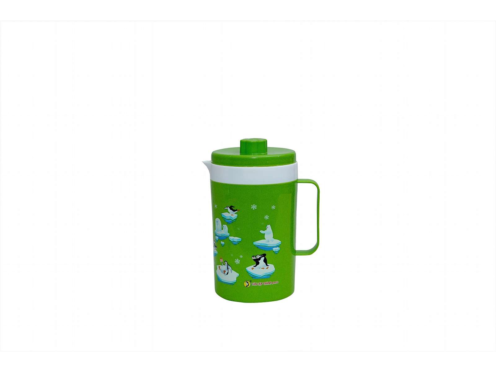 Double-wall Insulated Water Pitcher - Bear pattern - Small
