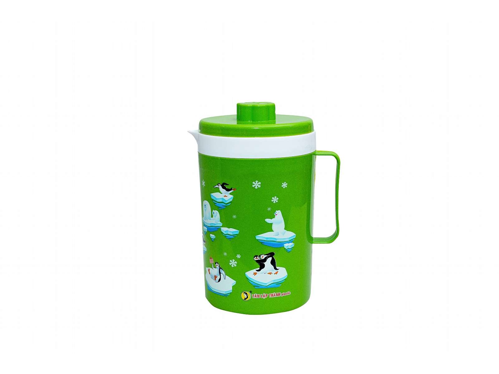 Double-wall Insulated Water Pitcher - Bear pattern - Large